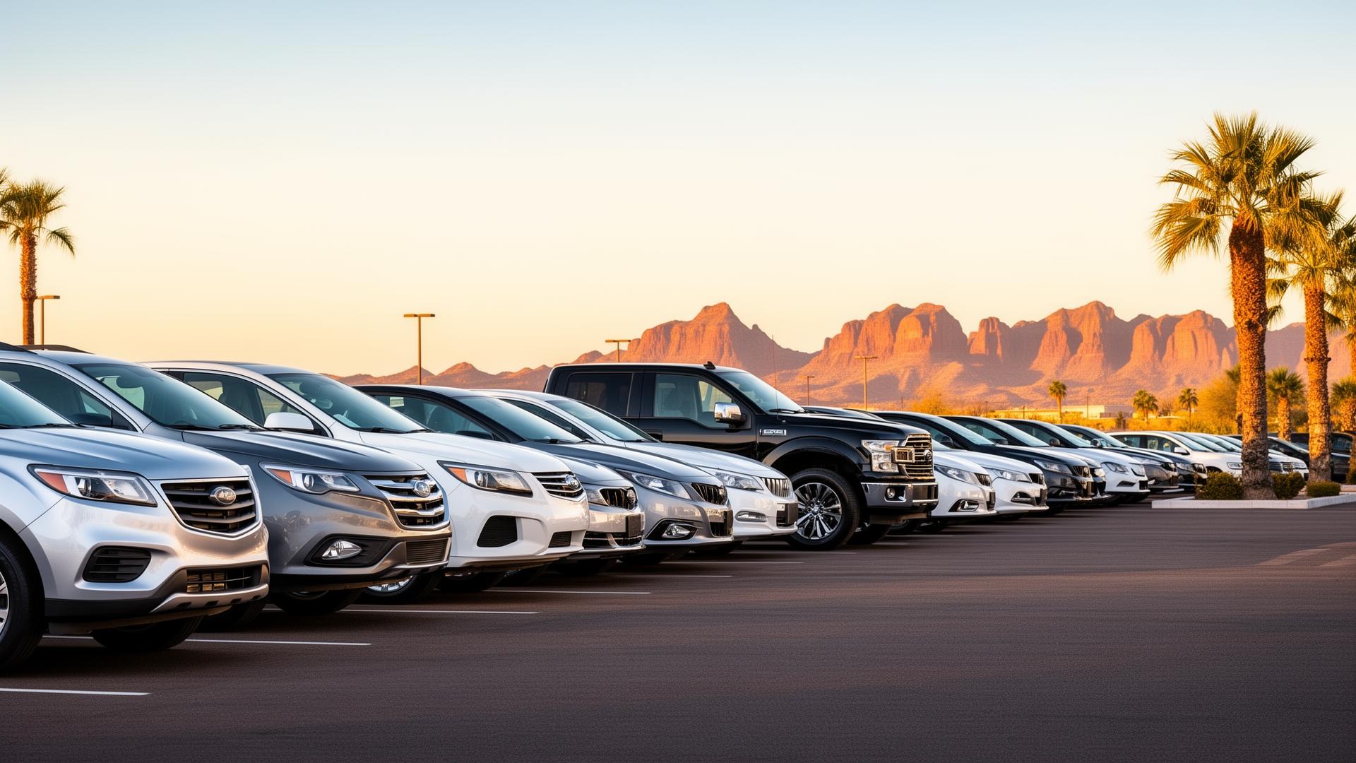 Pitlane Automotive lot in Mesa, AZ